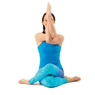 Image of someone doing yoga